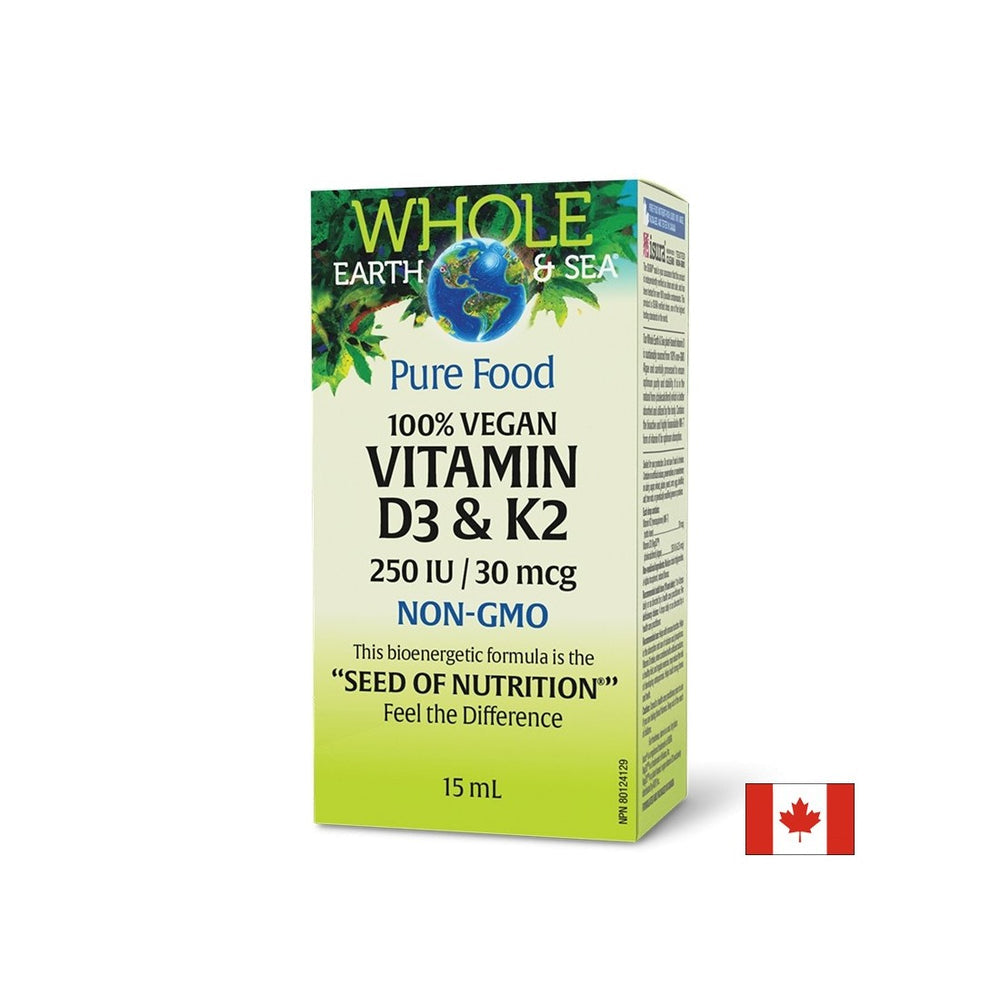 Vitamin D3 250 IU + K2 30 µg cijela zemlja i more® - za kosti, imunitet i zdrave krvne žile, 15 ml kapi