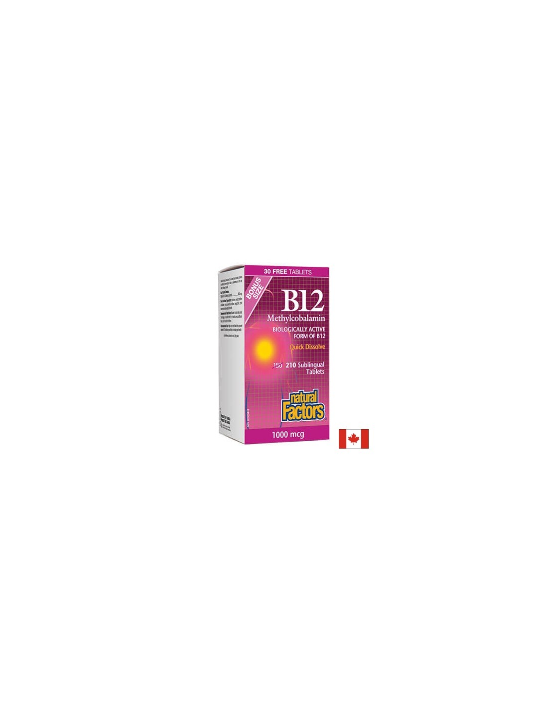 B12 Metilkobalamin/ vitamin B12 (metilkobalamin) x 210 Sublingvalne tablete