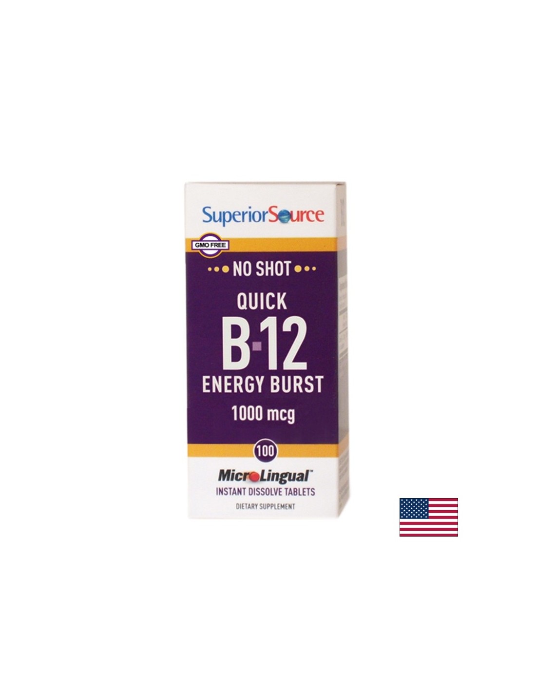 Vitamin B12 - energetski metabolizam, 100 sublingvalnih tableta <tc>Superior Source</tc>