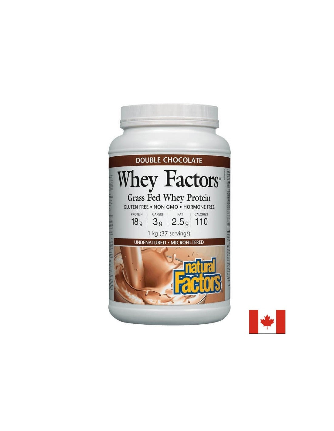 Whey Factors® trava hranjena sirutka proteina | Čokolada - 1000 grama