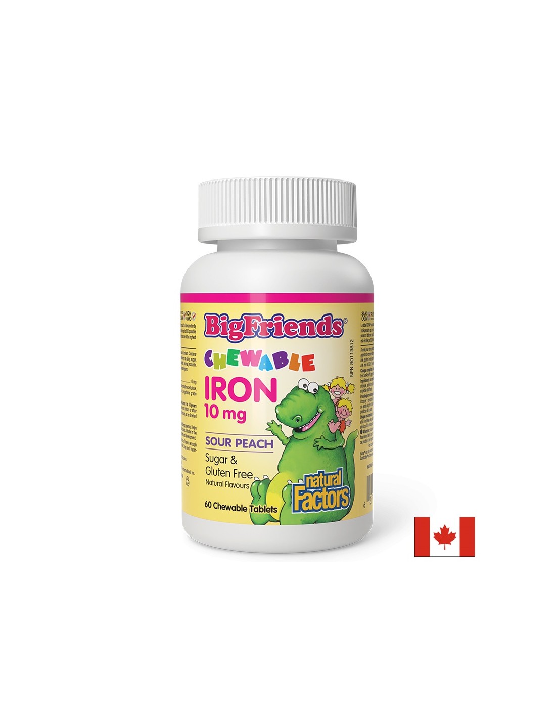 Big Friends® žvakaće željezo 10 mg - 60 tableta za žvakanje