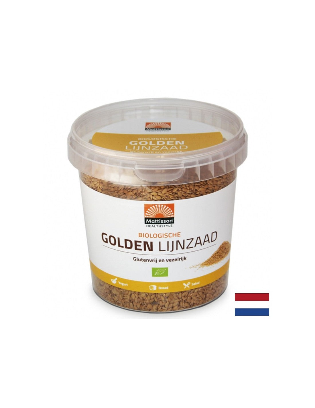 Zlatni laneno sjeme (sirovi) organski, 500 g