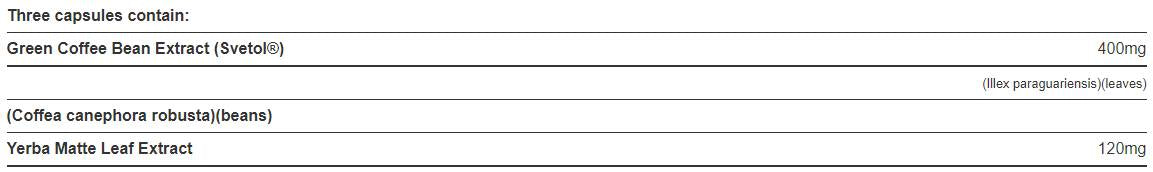 Ekstrakt zrna zelene kave 400 mg / svetol - 42 kapsule