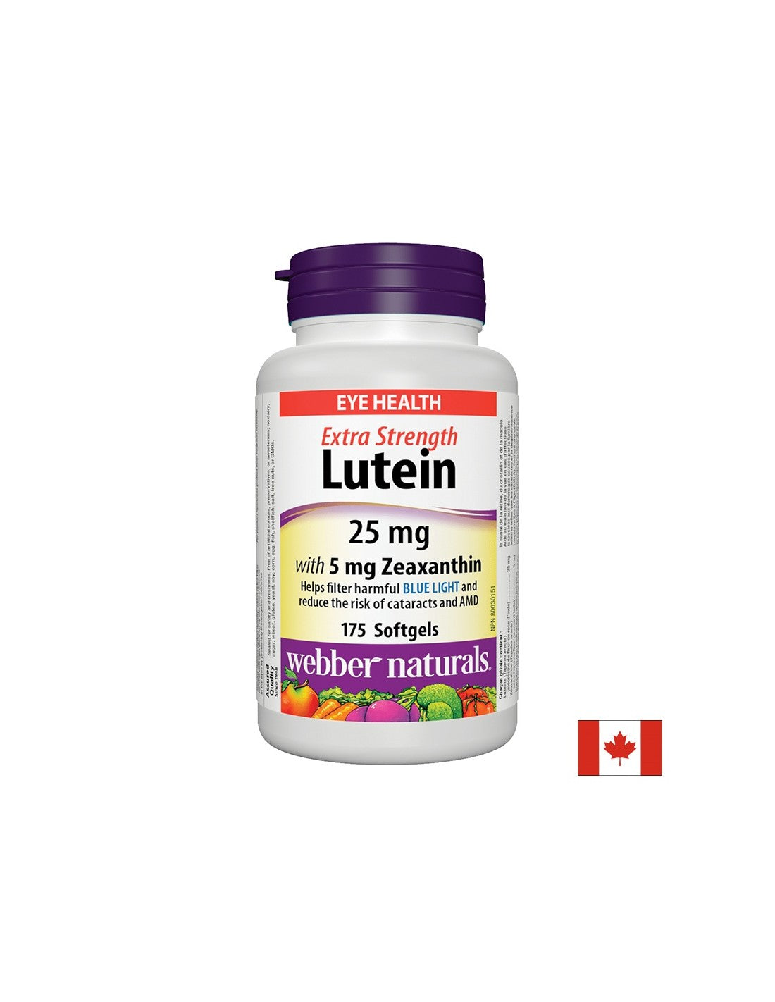 Vizija - lutein 25 mg + zeaksantin 5 mg, 175 softgel kapsula