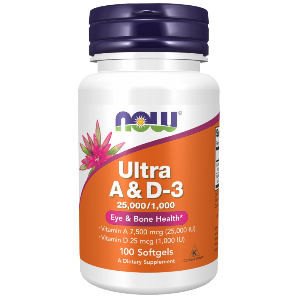 Ultra A & D-3 | Vitamin A 25.000 i vitamin D 1000 IU - 100 gel kapsula