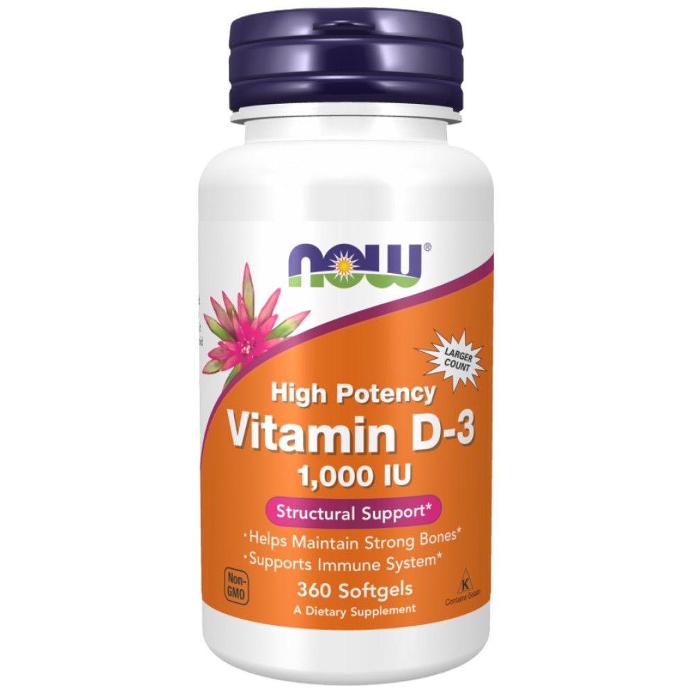 Vitamin D -3 1000 IU - 180 gel kapsula