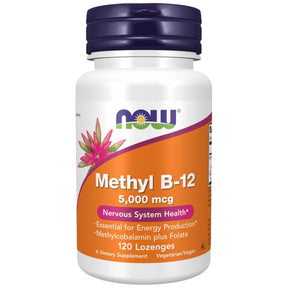 Methyl B-12 5000 mcg | with Folic Acid Quatrefolic® - 120 Sublingual tablets - Nutra Best Europe