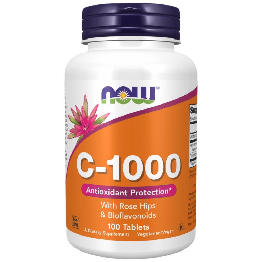 Vitamin C -1000 / s ružičastim kukovima + bioflavonoidi - 100 tableta