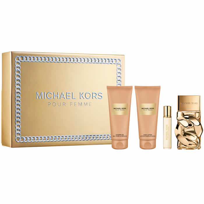 <tc>MICHAEL KORS</tc> Pour Femme Eau De Parfum Spray 100 ml set od 4 komada