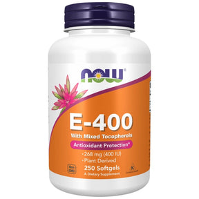 Vitamin E-400 IU MT - 250 Gel capsules - Nutra Best Europe