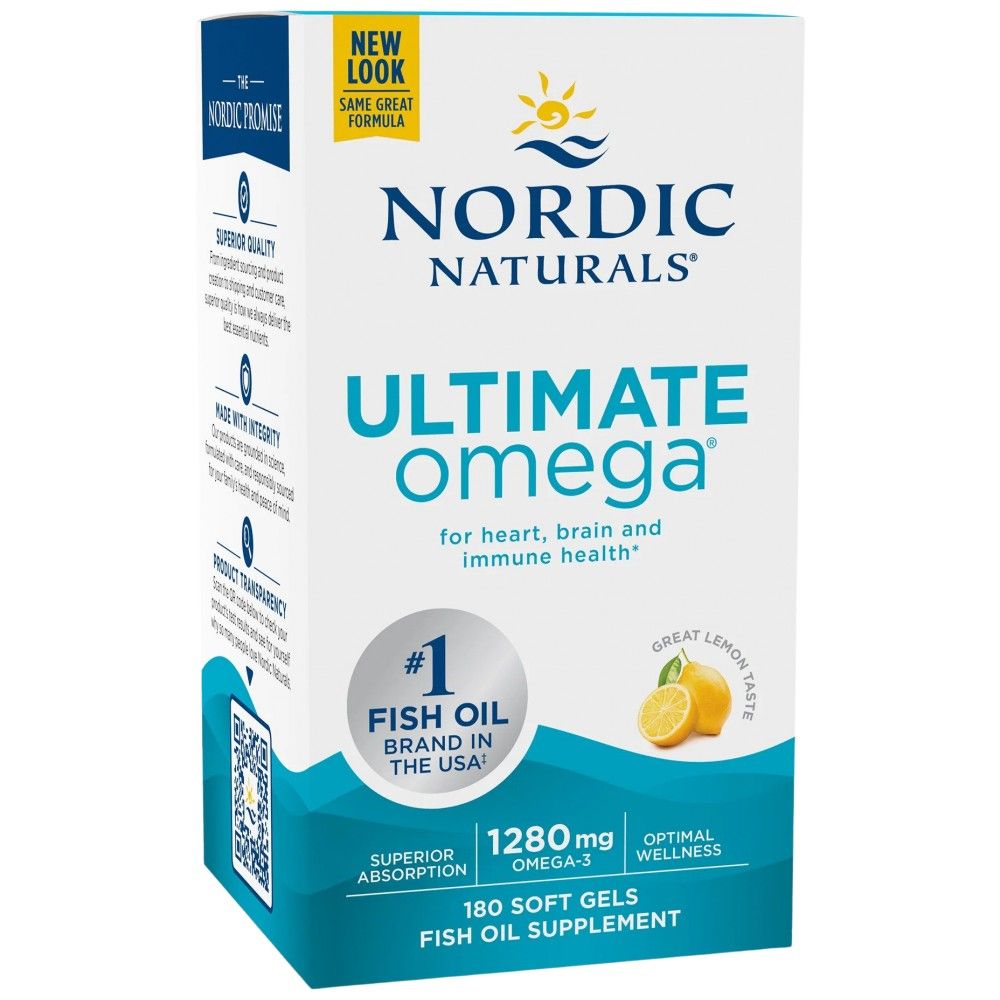 Ultimate omega 1280 mg - 180 gel kapsule