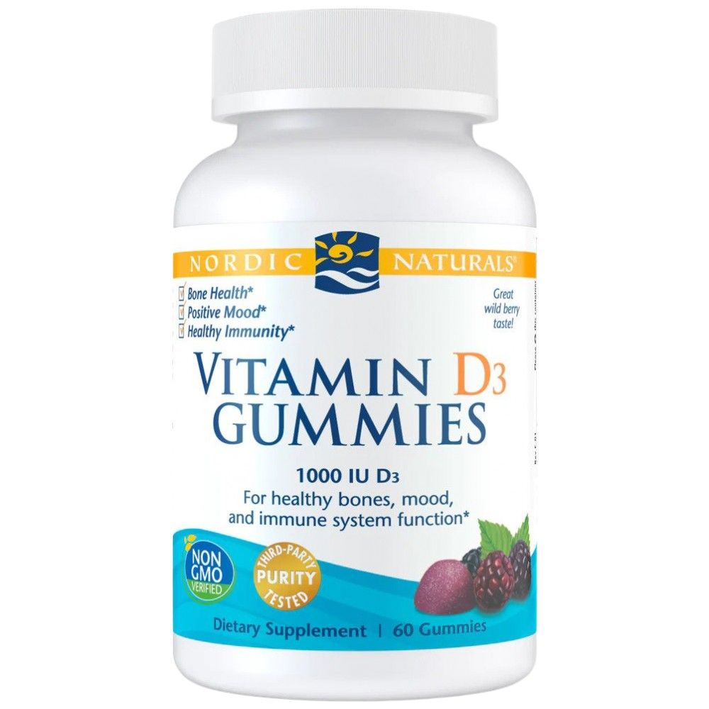 Vitamin D3 Gummies 1000 IU - 60 guma
