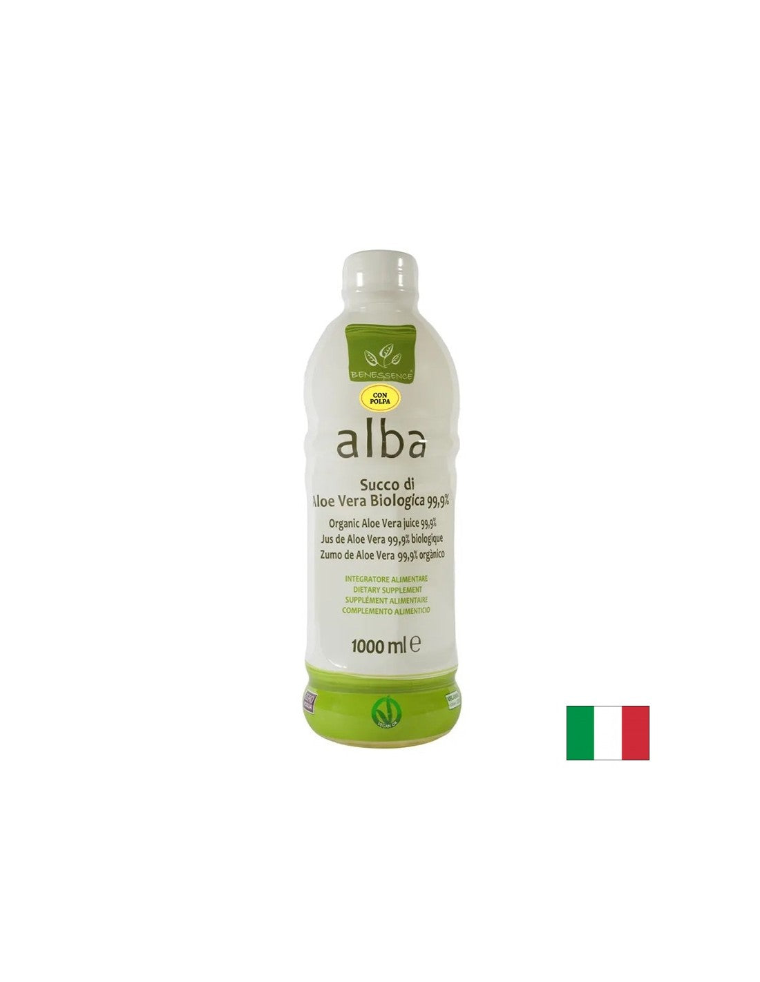 Aloe vera (sok s pulpa) – za udobnost stomaka, hidrataciju i estestvenu detoksikaciju, 1 L