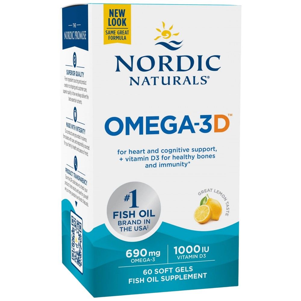 Omega -3d 690 mg - 60 softgels