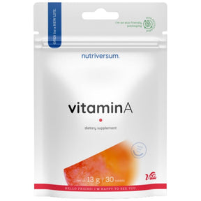 Vitamin A 2500 mcg - 30 Tablets - Nutra Best Europe