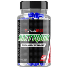 Nattyquad | Natural Muscle Building Stack - 120 capsules - Nutra Best Europe