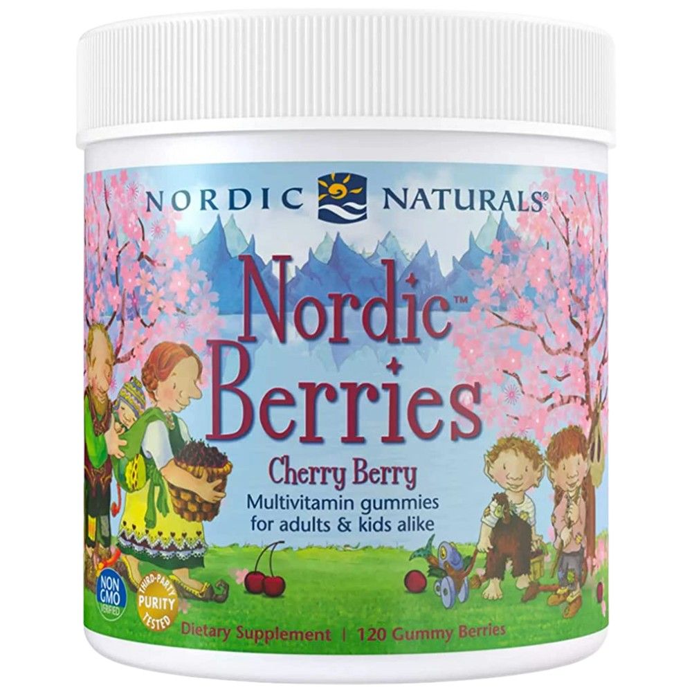 Nordijske bobice multivitamin - 120 guma