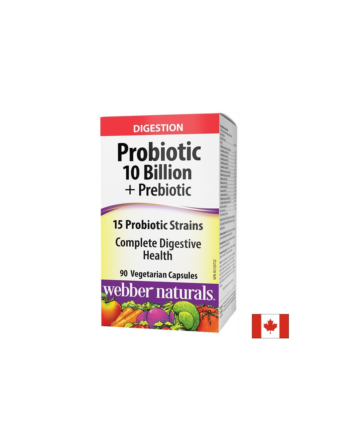 Probiotik 10 milijardi aktivnih probiotika, formula od 15 sojeva + prebiotici, 90 kapsula