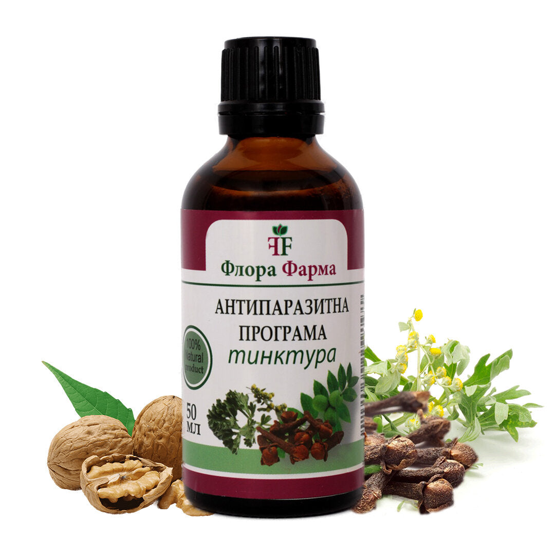 Antiparazitni program - tinktura 100 ml FLORA FARMA