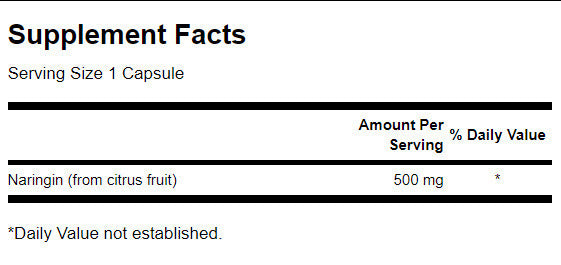 100% prirodni Naringin 500 mg - 60 kapsula