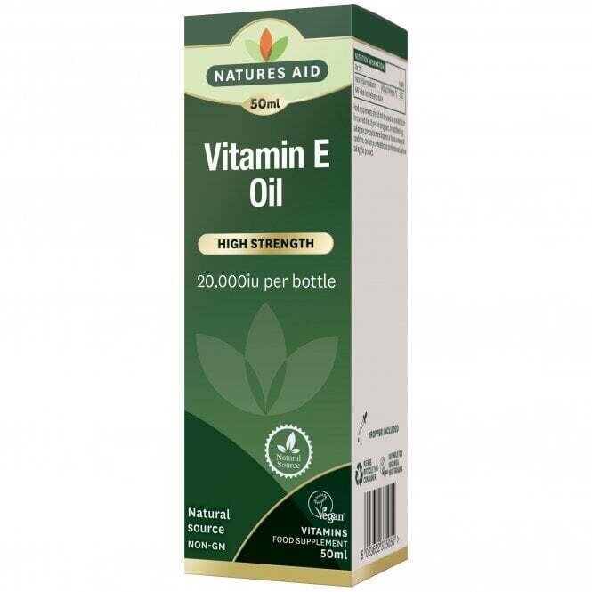Prirodni tekući vitamin E (100% prirodno ulje vitamina E) 20.000 IU 50 ml NaturesAid