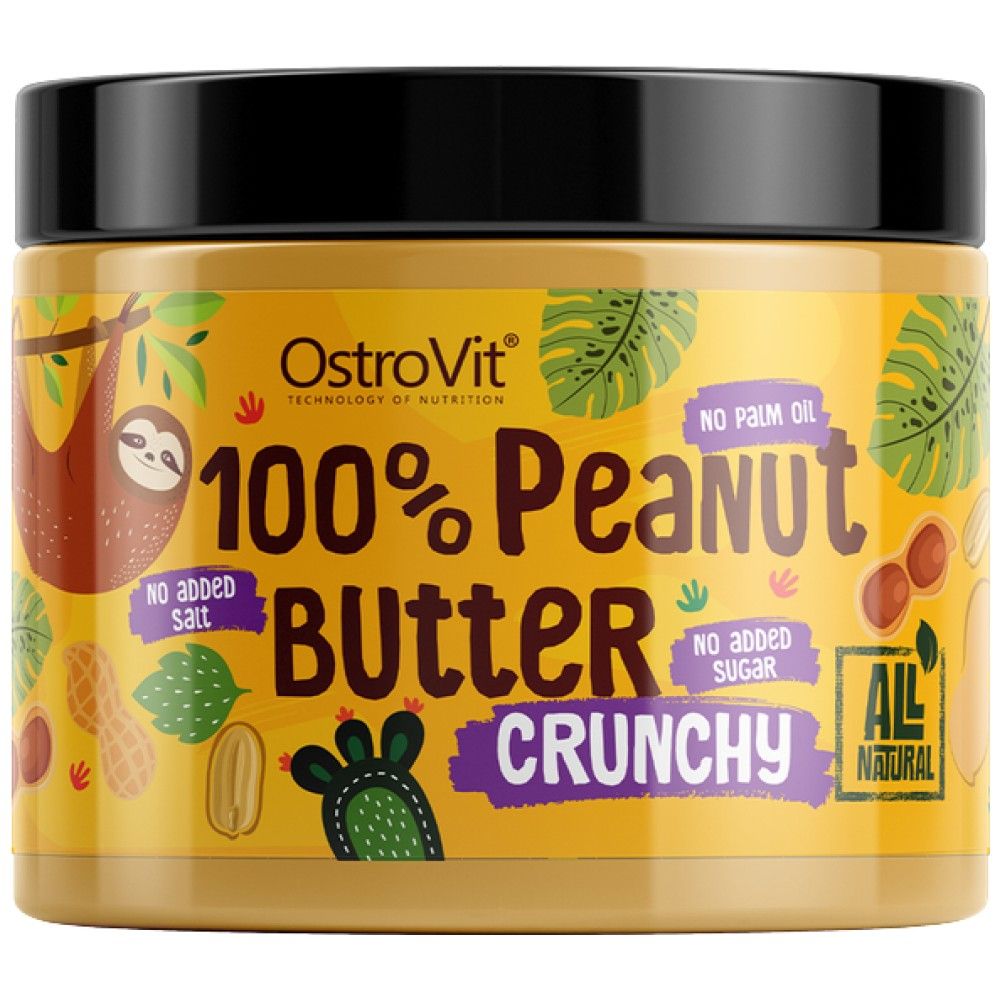 100% maslac od kikirikija Crunchy - 500 grama