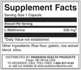 100% čisti L-metionin 500 mg - 30 kapsula