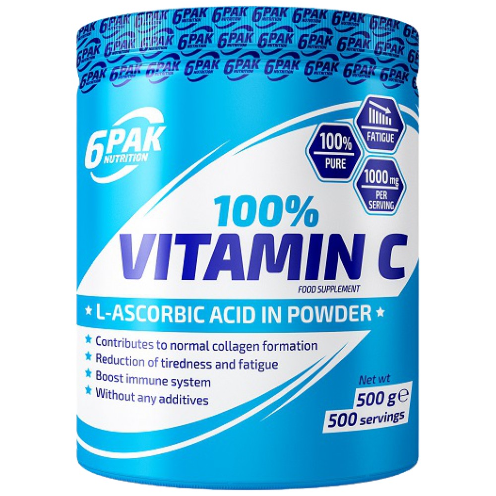 100% vitamin C [500 grama, 500 doza]