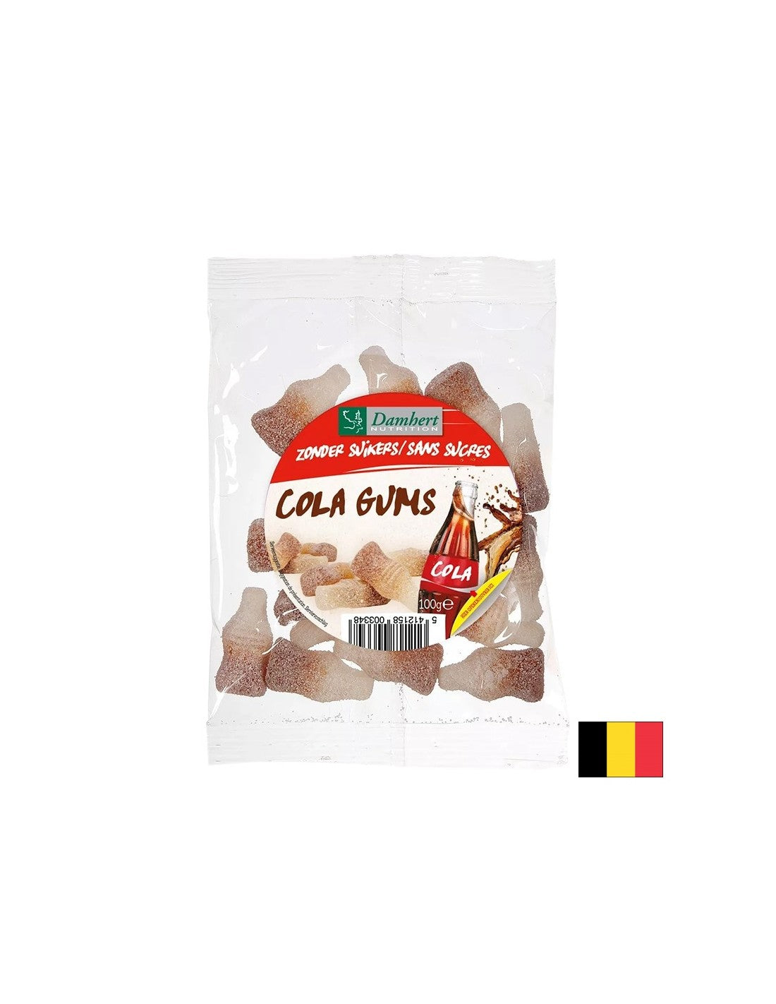 Žvakaće žele bombone s okusom cole (bez šećera), 100 g
