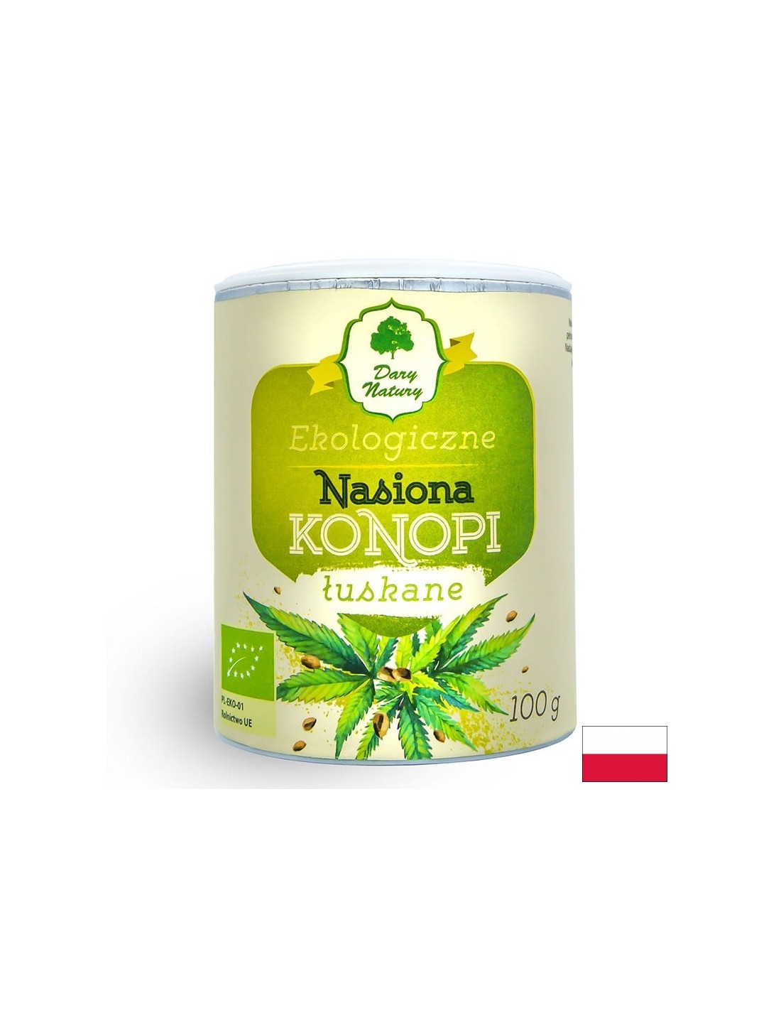 Oljuštene organske sjemenke konoplje, 100 g