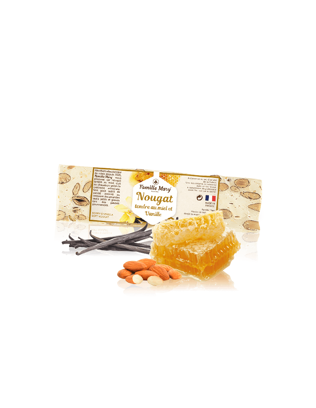 Nježni nugat s medom, bademima i vanilijom, 100 g