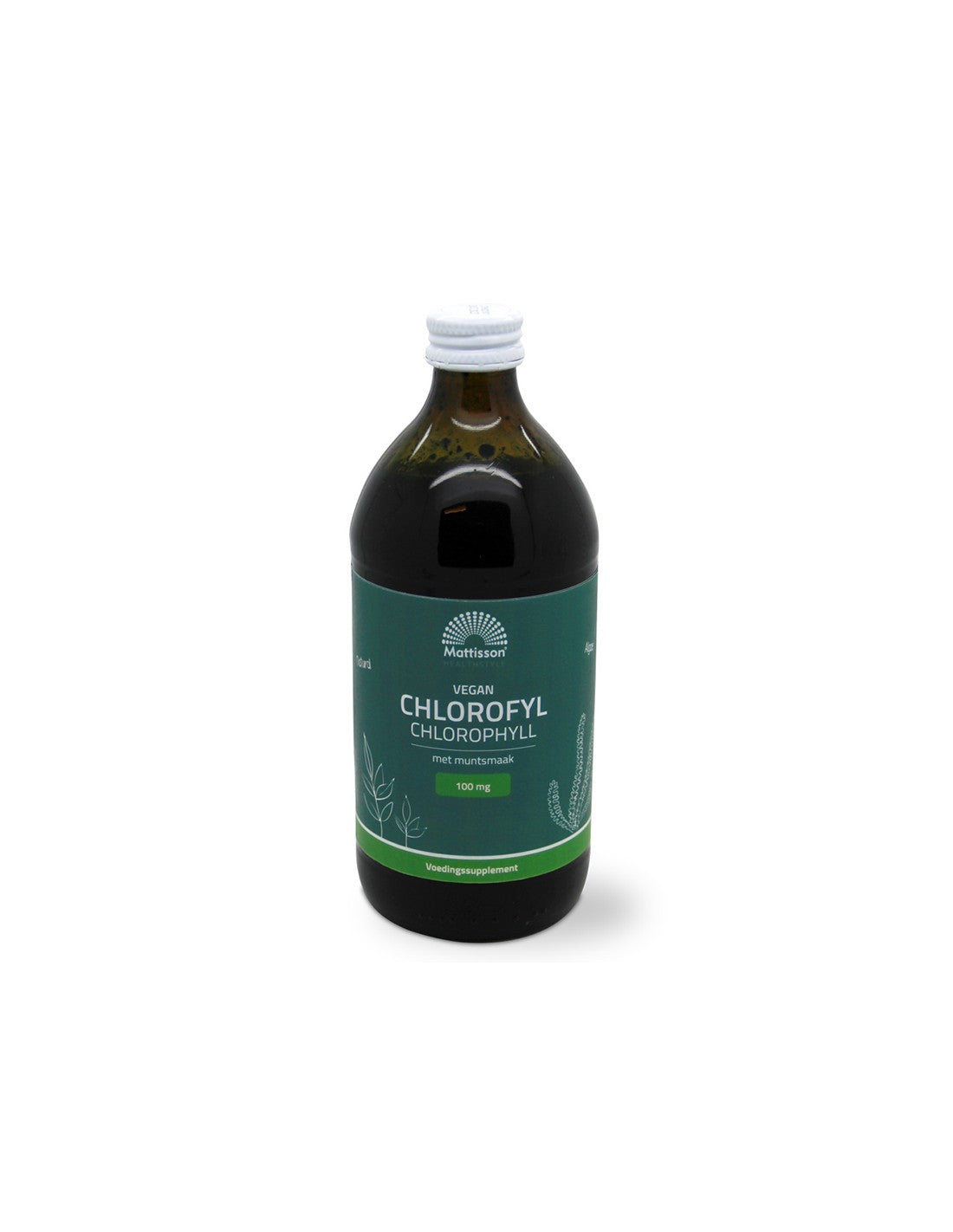 Detoksikacija - Klorofil, 100 mg x 500 ml, okus mente