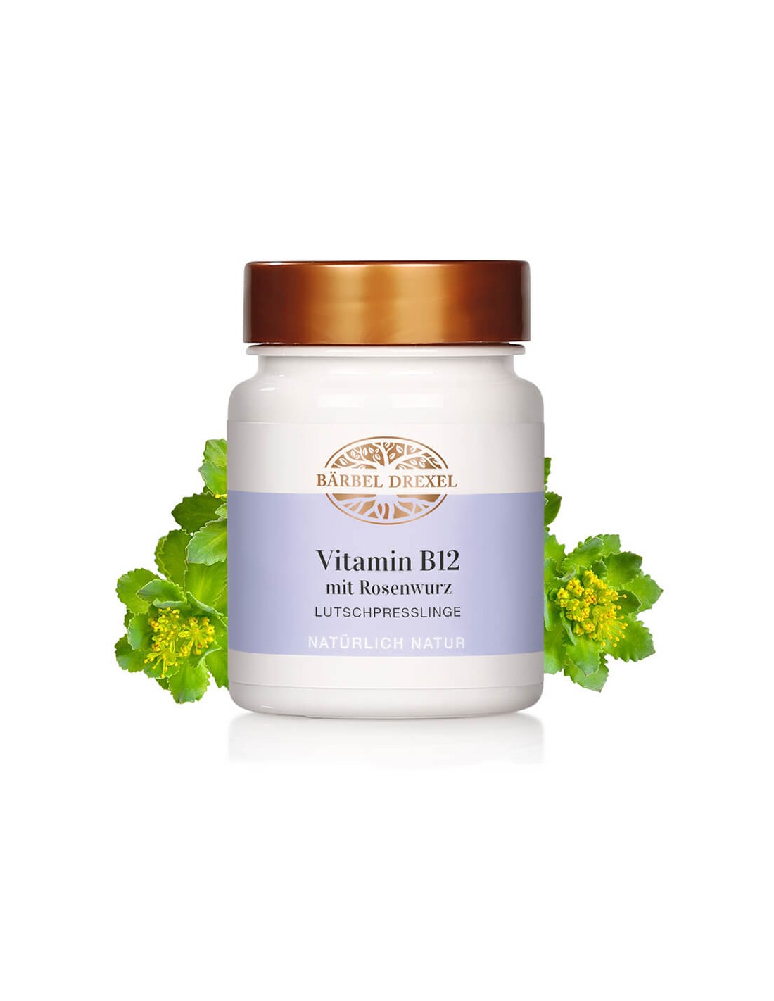 Za stres i umor - Formula s vitaminom B12 i zlatnim korijenom, 90 pastila <tc>Bärbel Drexel</tc>