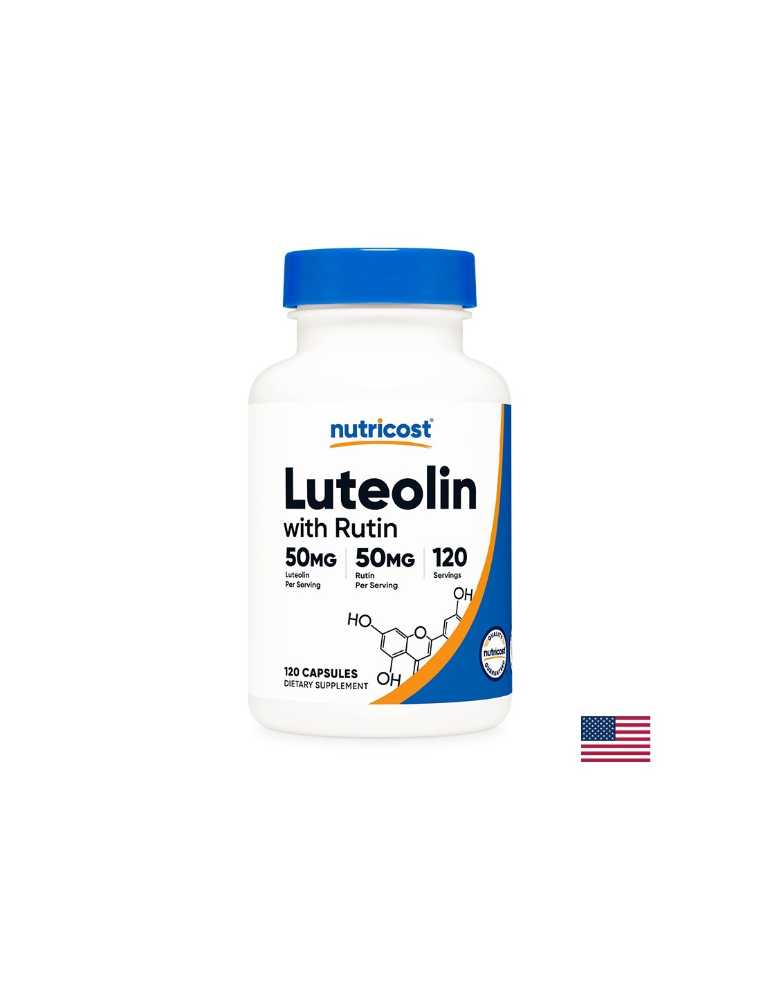 Antioksidans - Luteolin + Rutin kompleks, 120 kapsula, 120 doza <tc>Nutricost</tc>