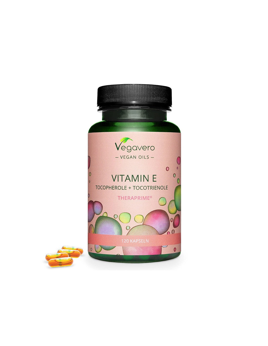 Vitamin E (mješoviti tokoferoli + tokotrienoli) - Antioksidans, 120 kapsula