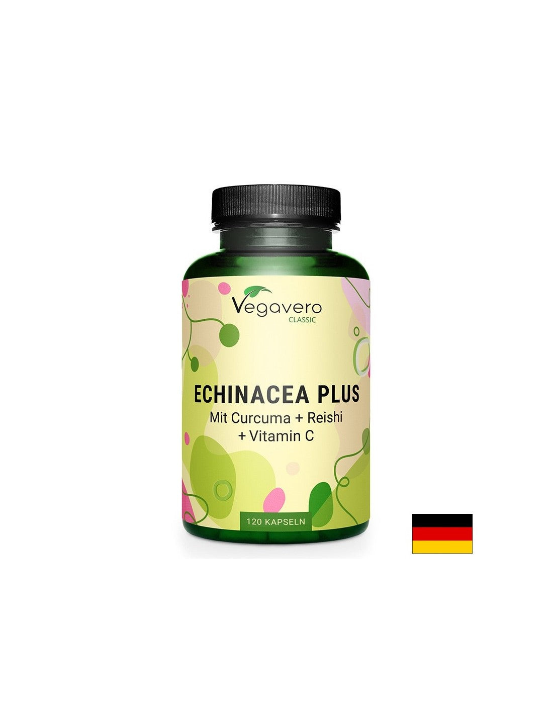 Imunitet - Echinacea + kurkuma, reishi i vitamin C, 120 kapsula