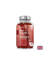 Anemija - Željezo + vitamin C Gumice, 120 žele tableta, okus breskve