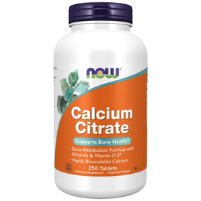 Calcium Citrate with Minerals & Vitamin D-2 300 mg - 250 Tablets - Nutra Best Europe