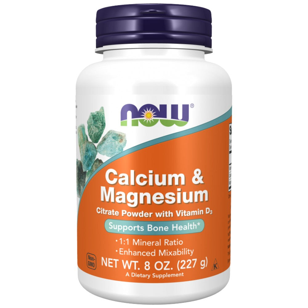 Kalcijev i magnezijev citratni prah s vitaminom D3 - 227 grama