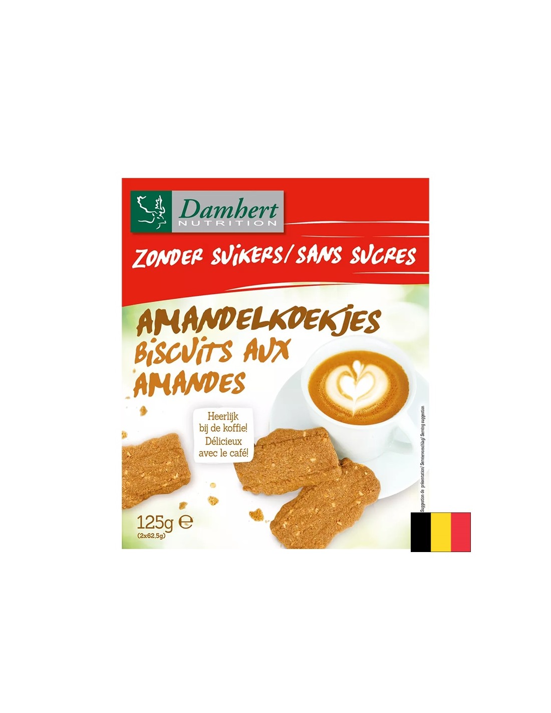 Keksići od badema (bez šećera), 125 g