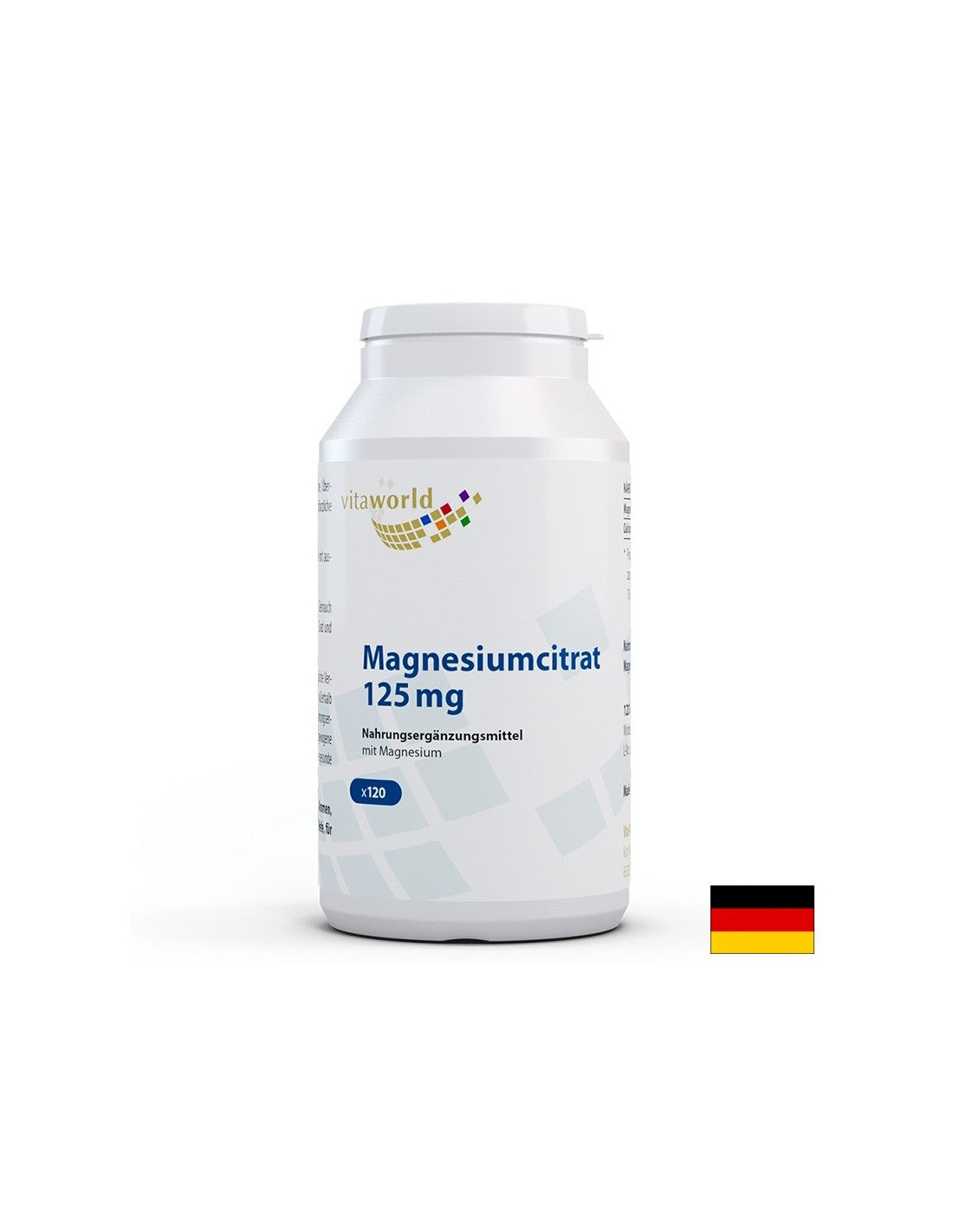 Mišićni, srčani i živčani sustav - Magnezij (citrat), 125 mg (citrat) x 120 kapsula