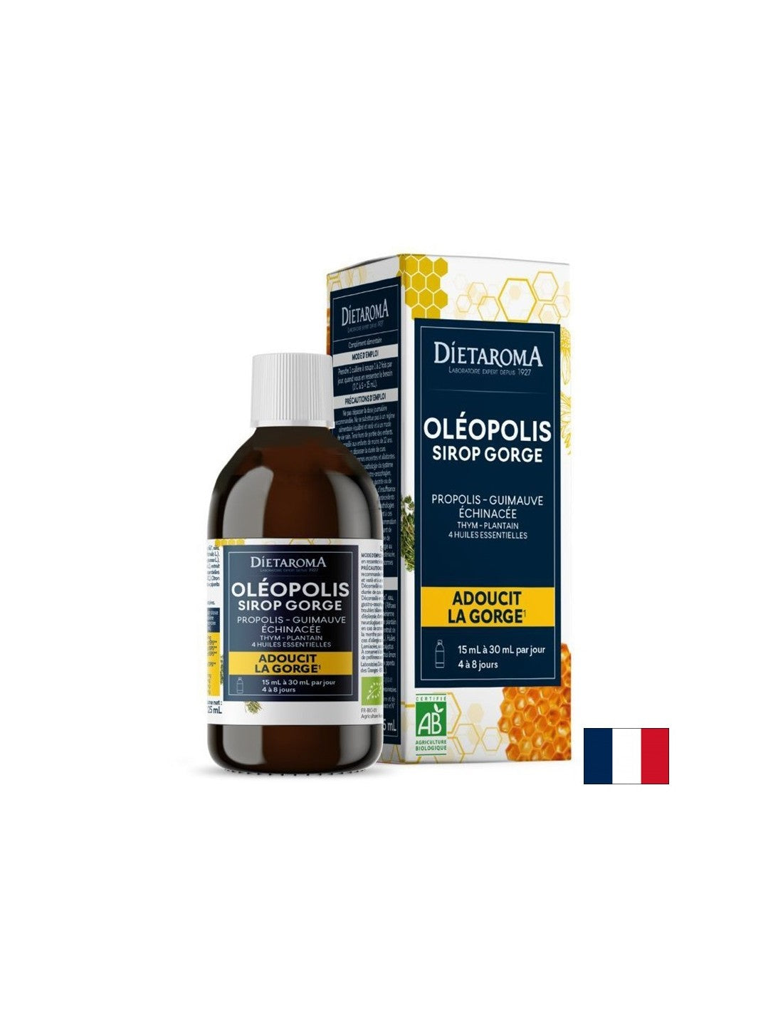 Dišni sustav - Oleopolis (biljni sirup s propolisom i eteričnim uljima), 125 ml