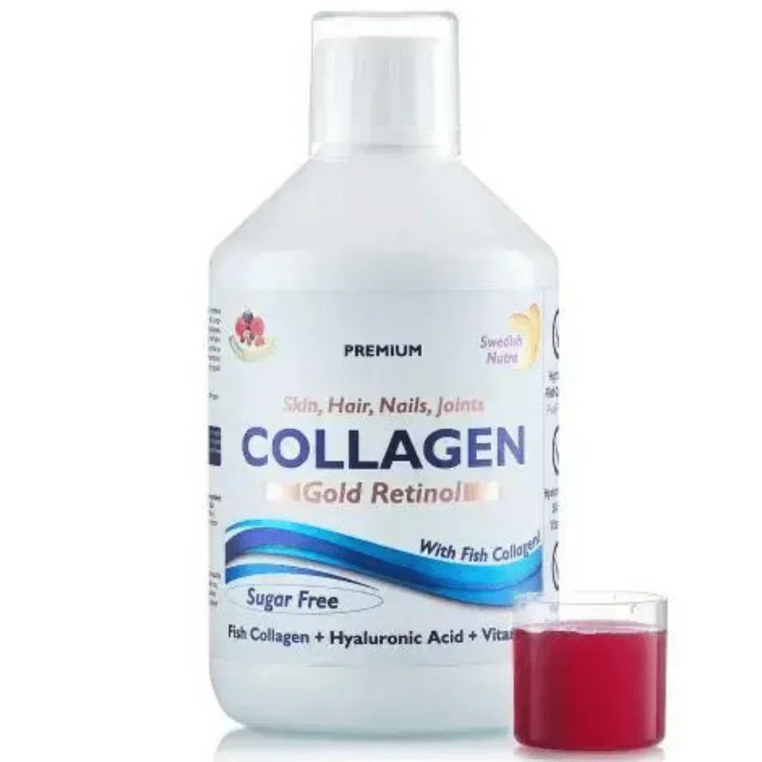 Riblji kolagen 12500 mg zlatnog retinola 500 ml <tc>Swedish Nutra</tc>