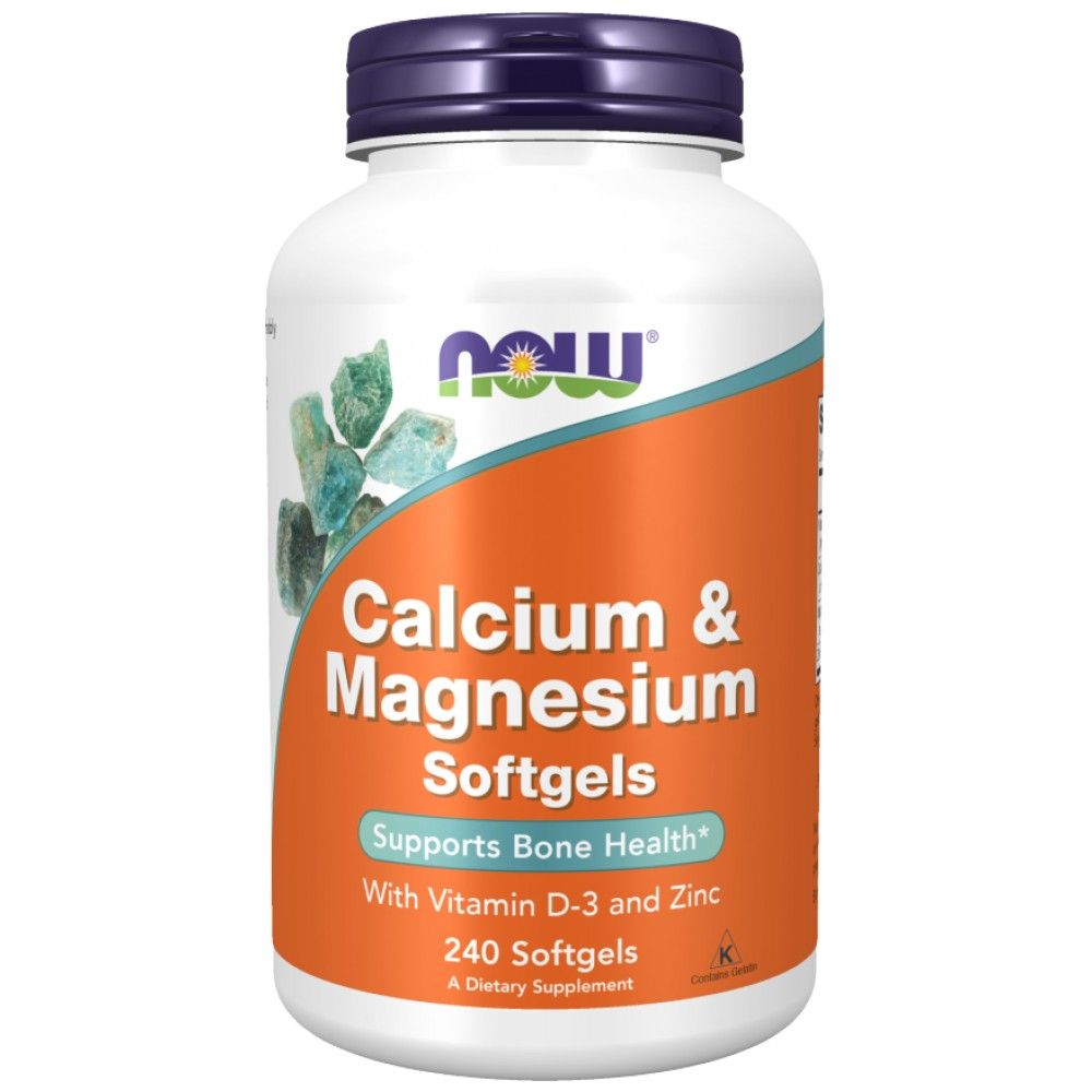 Kalcijev i magnezij softgels / s vit d i cinkom - 120 gel kapsula