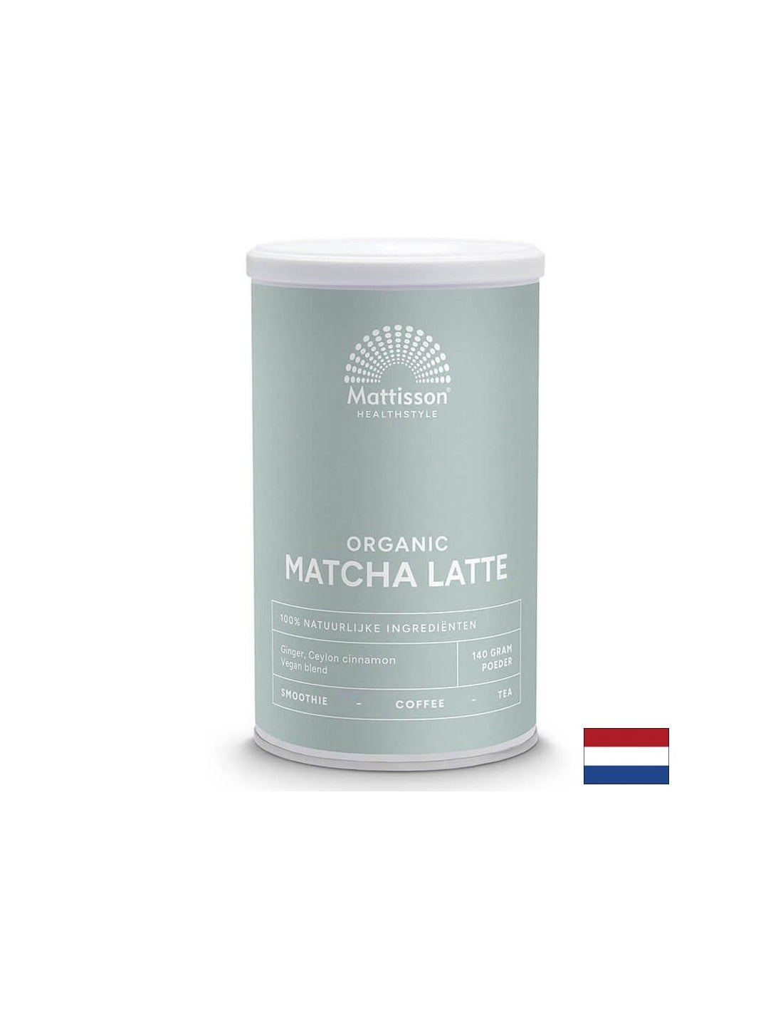 Organski latte s matchom, đumbirom i cejlonskim cimetom, 140 g praha <tc>Mattisson Healthstyle</tc>