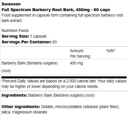 Korijen korijena punog spektra 450 mg 60 kapsula