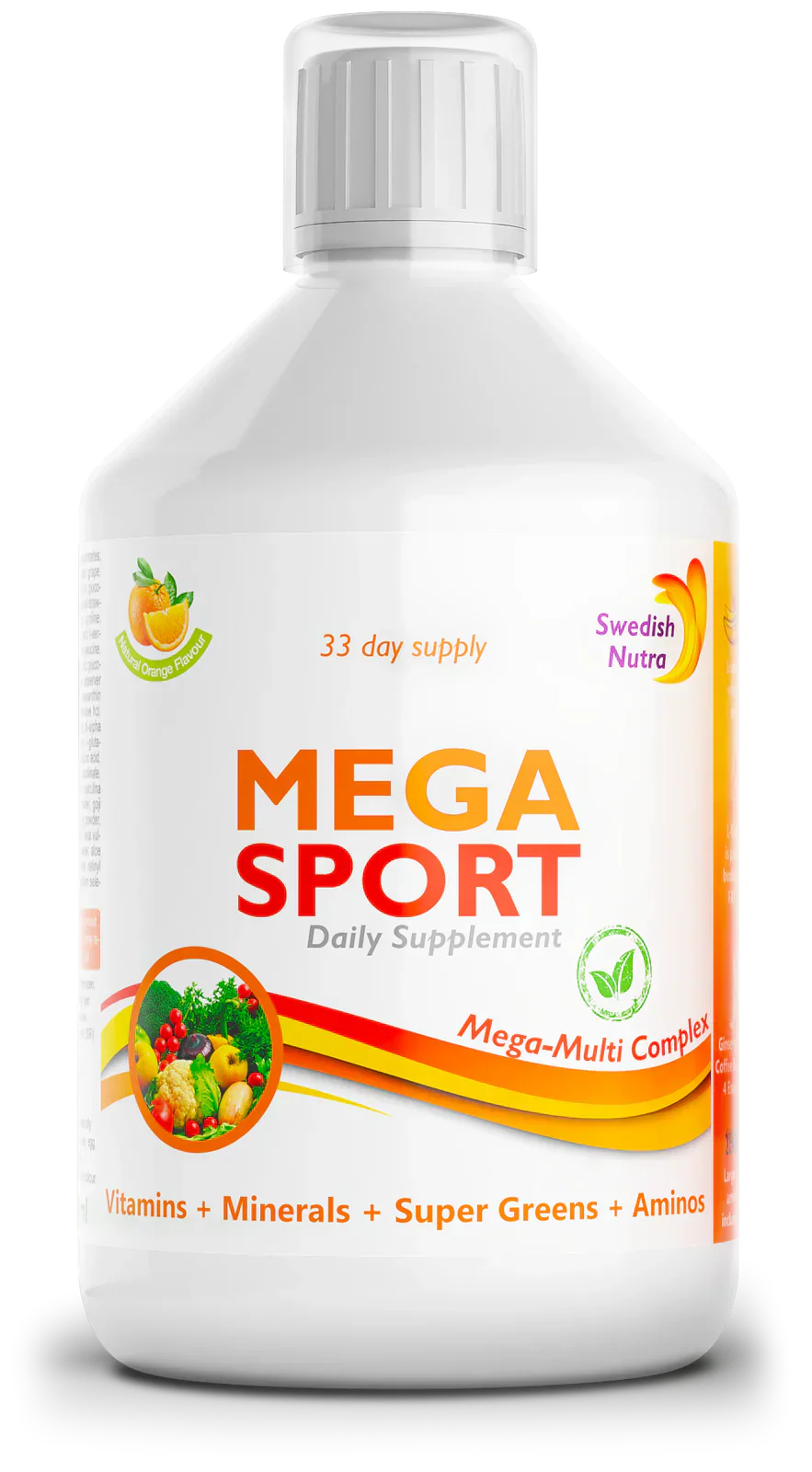 Mega Sport - vitamini + minerali + kolagen 1497 mg /500 ml/