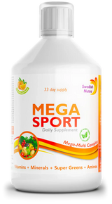 Mega Sport - vitamini + minerali + kolagen 1497 mg /500 ml/