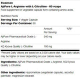 Ajipure l-arginin s L-citrulinskom 60 kapsula