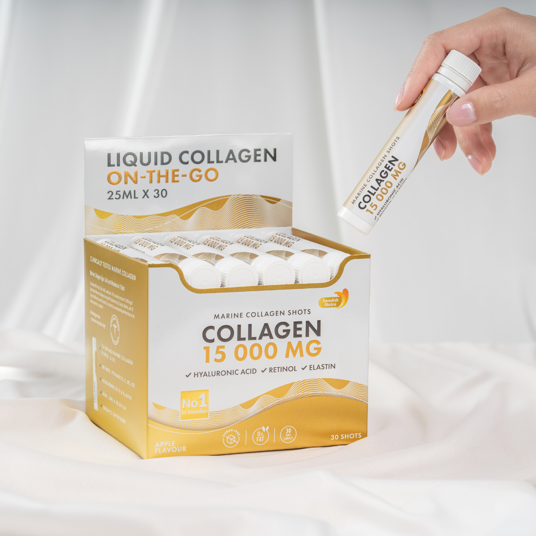 Riblji kolagen 15 000 mg s retinolom, elastinom i hijaluronskom kiselinom - 30 x 25 ml